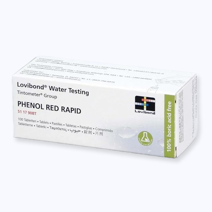 Lovibond Phenol Red Rapid Test Tablets